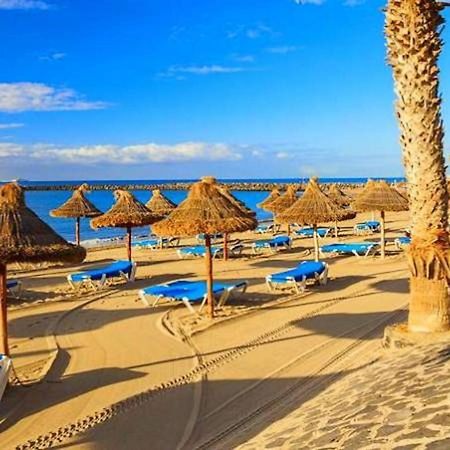 Top Floor, Sea View, Huge Terrace, Heated Pool, Garage Los Cristianos  Exteriör bild
