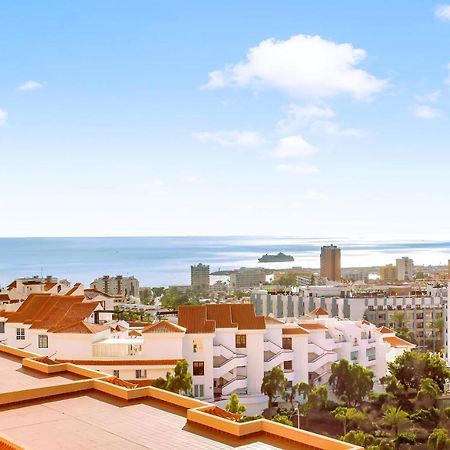 Top Floor, Sea View, Huge Terrace, Heated Pool, Garage Los Cristianos  Exteriör bild