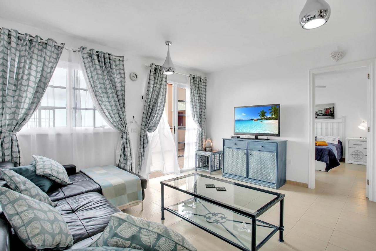Top Floor, Sea View, Huge Terrace, Heated Pool, Garage Los Cristianos  Exteriör bild